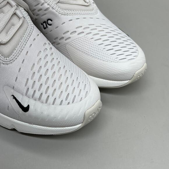 NIKE W Air Max 270 Foam Insole Mesh Sneakers Women's Sz 7 White Gold DZ77736 001 - Picture 2 of 12